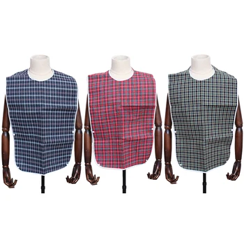

Waterproof Adult Bibs Elder Apron Bibs Adjustable Wearable Dinner Feeding Bib