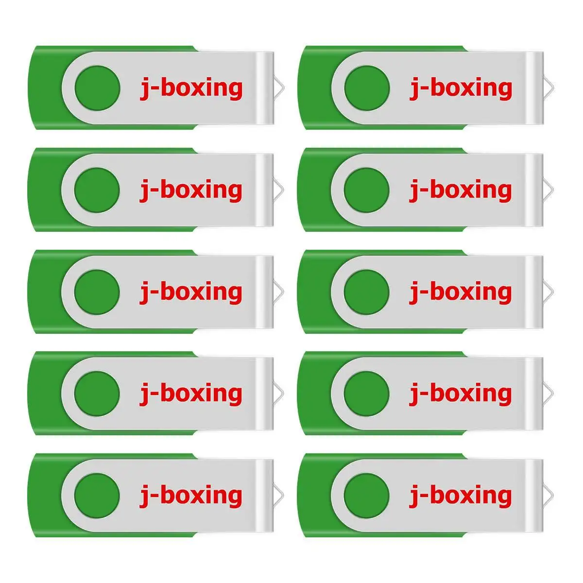 

Флеш-накопители J-boxing USB, 64 Мб, 128 Мб, маленькая емкость, флеш-накопитель 256 Мб, 512 МБ, металлические флеш-накопители USB 2,0, 10 шт. в упаковке