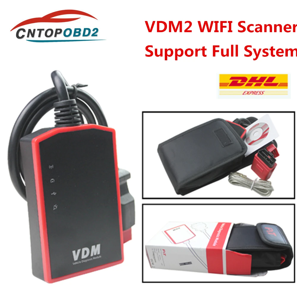 Новейший V3.9 VDM wifi Автомобильный сканер полная система авто диагностический инструмент UCANDAS VDM2 OBD2 код ридер бесплатное обновление онлайн