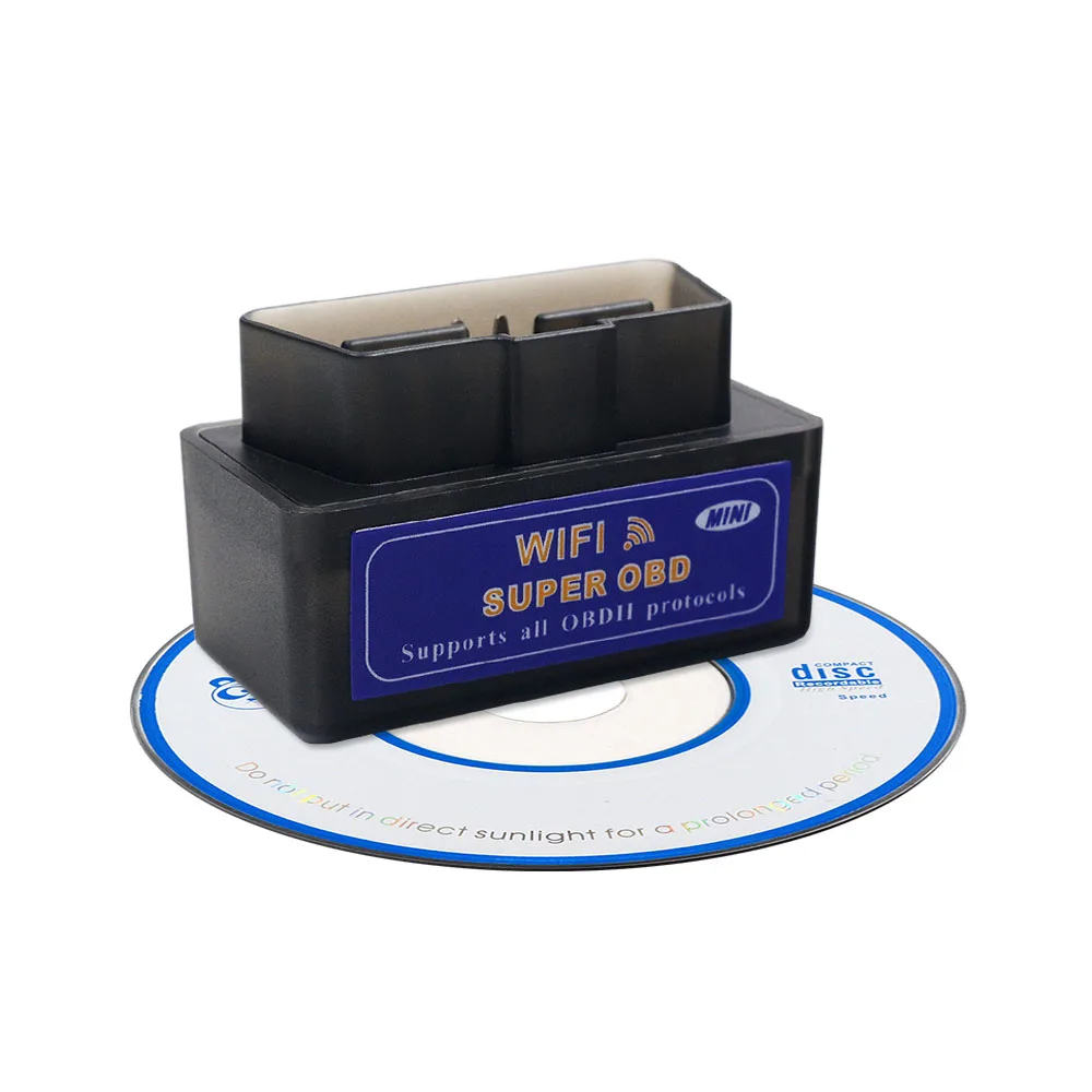 Супер Мини OBD2 ELM327 wifi 1,5 IOS ELM 327 Wi-Fi OBD 2 адаптеры для бортовой диагностики, версия II сканер Авто ELM327 V1.5 wifi OBD2 1,5 считыватель кодов