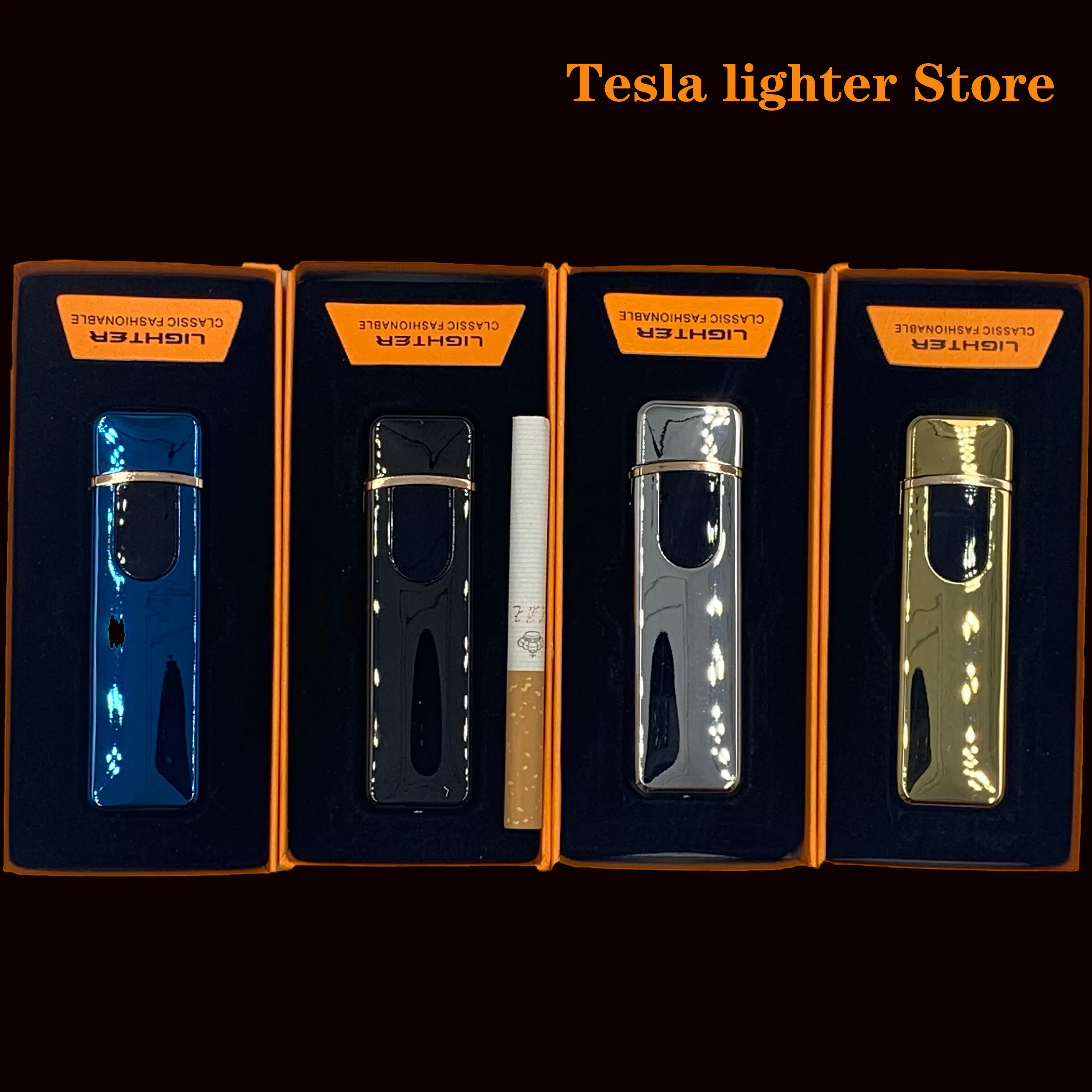 

So cool USB charging lighter touch screen electronic cigarette lighters small rechargeable electric lighter windproof men gift