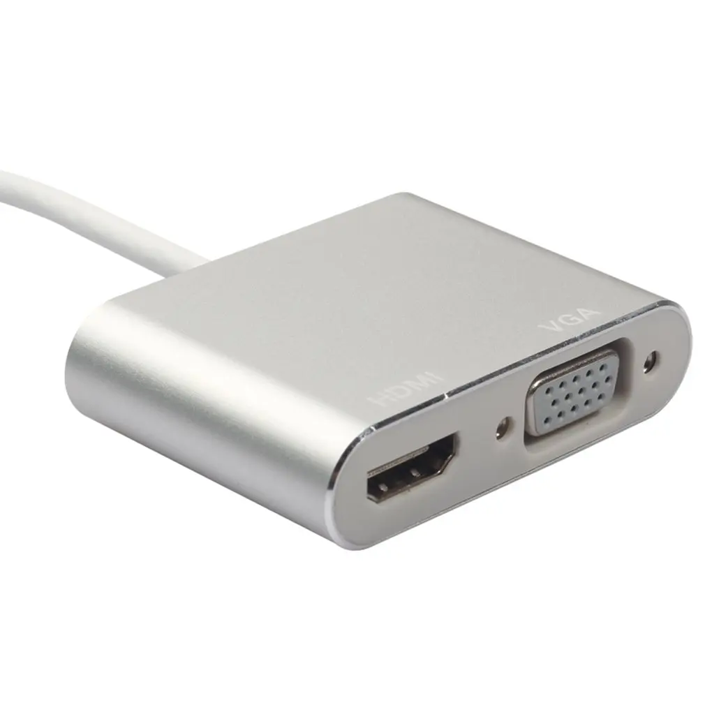 2 в 1 USB 3,0 USB2.0 к HDMI адаптер 4K HD 1080P type-C к HDMI/VGA Аудио Видео кабель конвертер для ноутбука Macbook компьютер