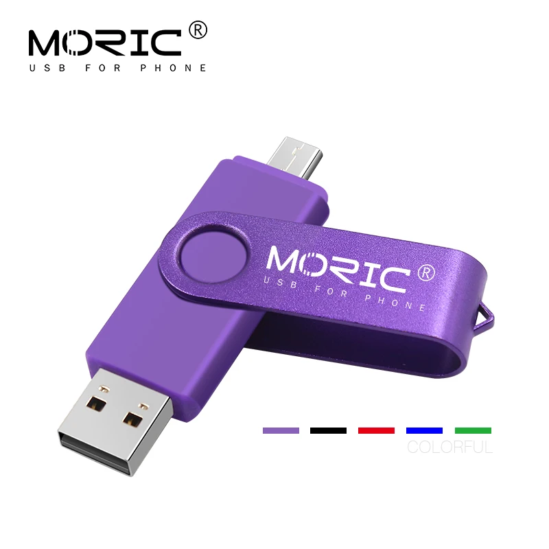 USB флеш накопитель OTG micro usb 2 0 8 ГБ 16 32 64 128 флешка металлический u диск для