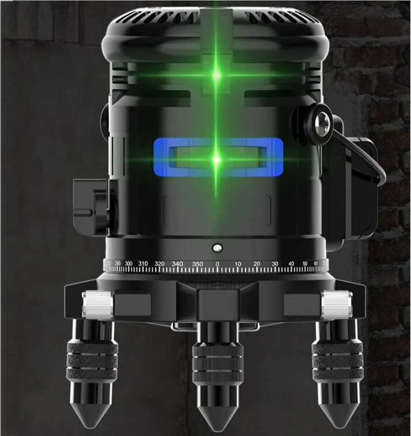 

Laser Cross LD Green Laser Level 360 Automatic Leveling Laser Line Projector 5 Line 6 Point Indoor And Outdoor Laser Level