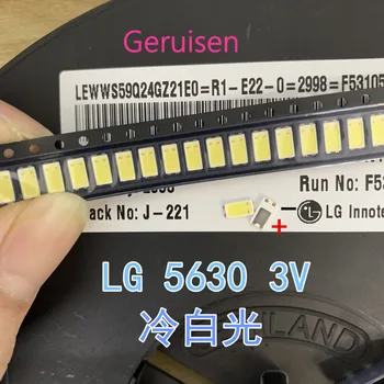 

500pcs For LG LED LCD Backlight TV Application Middle Power LED LED Backlight RS59P 0.5W 3V 5630 Cool white LED LCD TV Backlight