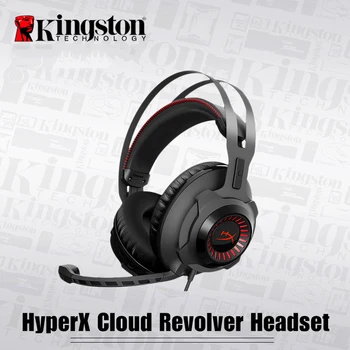 

Gaming Headset HyperX Earphone Gamer Cloud Revolver Black Gamer Headset With a microphone