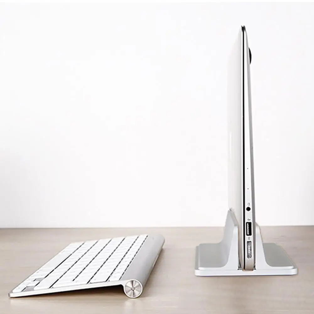 Вертикальная док станция для ноутбука Macbook Air Pro 13 15 алюминиевая настольная