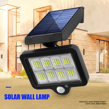 

LED Solar Light Outdoor Solar Motion Sensor Wall Light Waterproof Solar Sunlight Powered Garden Yard Street Lamp Decoration