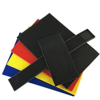 

Waterproof Kitchen Placemat Cocktail Bartender Tea Cup Mug Set Heavy Duty Home Bar and Rubber Drip Mats Rubber Service Bar Mat