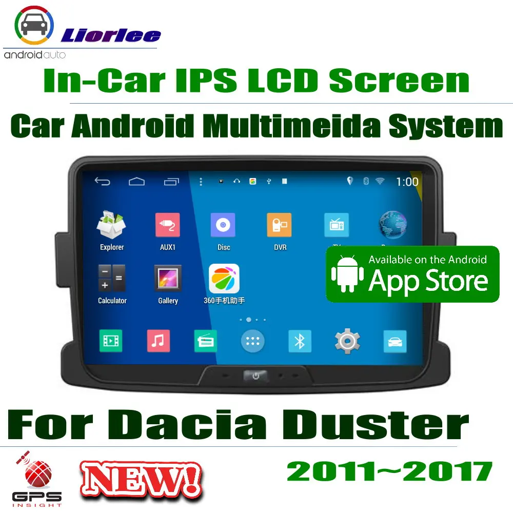

For Dacia Duster 2011-2017 GPS Navigation Carplayer Android System RockChip PX5 1080P 8" HD IPS LCD Screen Radio Head Unit