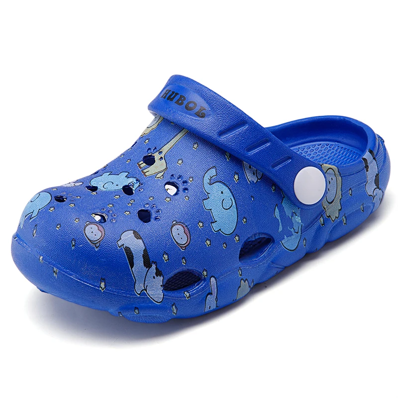 ULKNN CHILDREN'S Slippers BOY'S Porous Shoes Girls KIDS Anti-slip Closed-toe Indoors Outdoors Cute Cartoon Baby Sandals