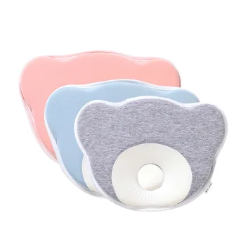

70D Memory Foam Baby Pillows Breathable Baby Catton Shaping Pillows to Prevent Flat Head Ergonomic Newborns Pillow