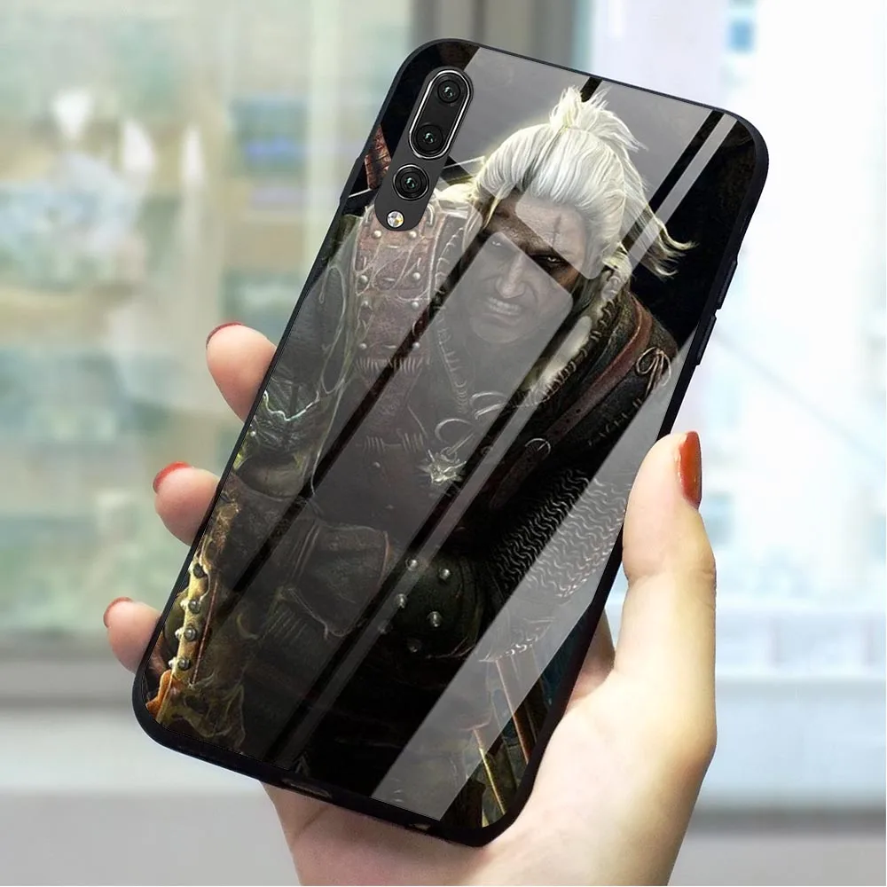 

Witcher 3 Wild Hunt Tempered Glass Phone Case for Huawei P30 Lite Cover P10 P20 P30 PRO P Smart Mate 20 Lite Honor 9 10 Lite 7A