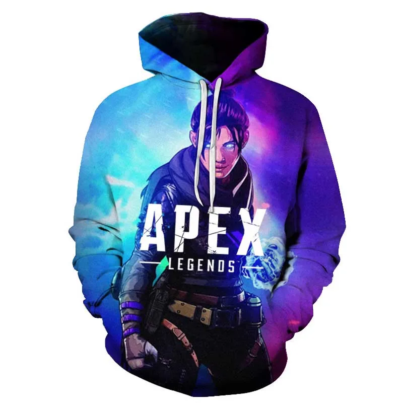 Лидер продаж модные толстовки с 3D принтом APEX свитшот толстовка рисунком героя