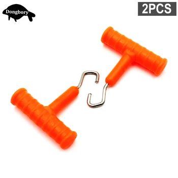 BIG DEAL ❤️ 2PCS Carp Fishing Tool Carp Rigs Knot Puller Hook Line Knot Puller Stainless Steel Hair Rig Knot Tool Fishing Tackle Accessories - discount item 19% OFF Sports & Entertainment