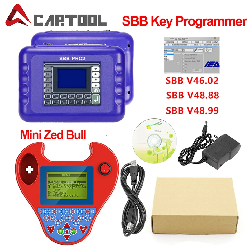 Смарт Zed-Bull Mini чипа ключ Cloner ZEDBULL SBB 48 88/V48.99/V46.02 Ключ Maker PRO2 Авто ключевой программы |