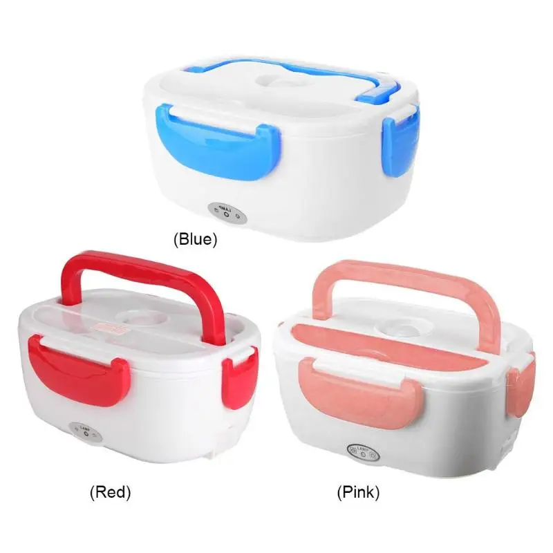 12/110V Portable Electric Heating Lunch Box Bento Storage Box Home Office School Rice Container Food Warmer for Dropshipping