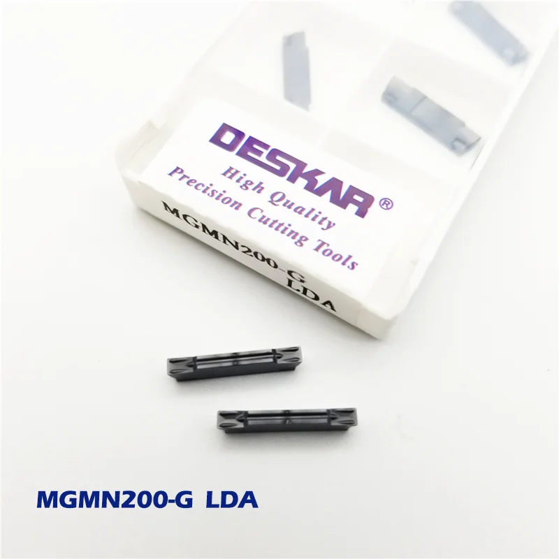 10 шт. оригинальные карбидные лезвия MGMN200 MGMN250 G LDA MGMN300 MGMN400 MGMN500 M резец токарный