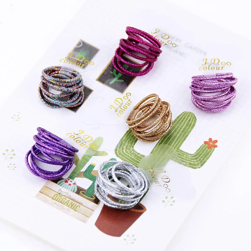 Kids Hair Rope Hair Accessories Scrunchy Candy Color Elastic Hair Bands Girls Decorations Headbands Rubber Band