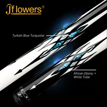 

Jflowers Billiard Carbon Fiber Pool Cue Stick Carbon Energy Technology Real Inlay Cue Kit with Extension