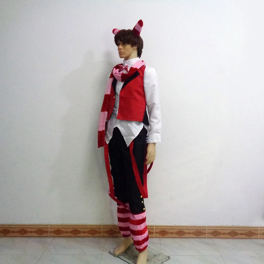 Black Butler Kuroshitsuji Grell Sutcliff Cos костюмы для хеллоуина наряд Косплэй костюм по индивидуальному заказу Любой Размер