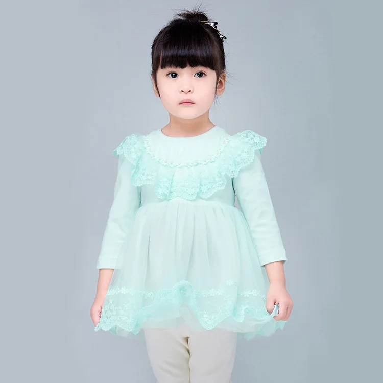 

Momoidea Childrenswear New Style Girls Dress Lace Girls Princess Dress Spring And Autumn CHILDREN'S Dress