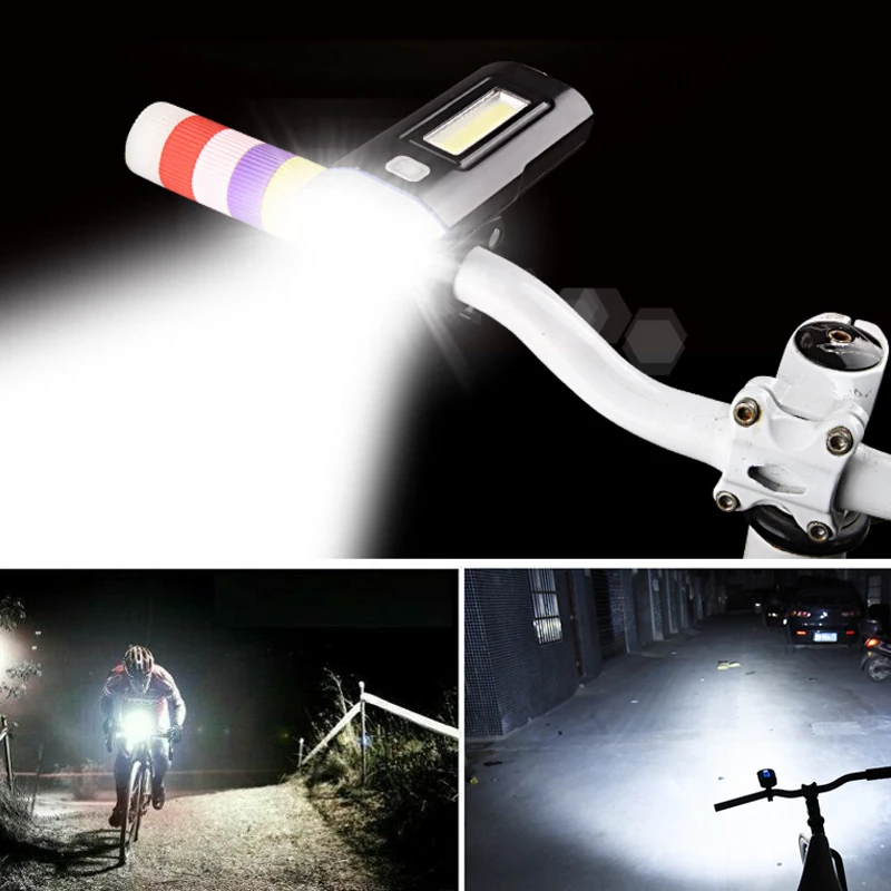 2000 мАч велосипедные фары передние светильник светодиодный набор USB Перезаряжаемые велосипедный головной светильник s блики вспышки светильник COB лампы велосипед Велоспорт Светодиодная лампа с Батарея
