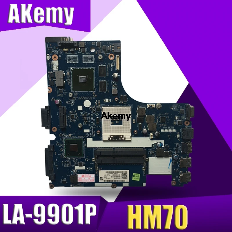 

Free Shipping For LA-9901P Lenovo G400S notebook motherboard HM70 supports full test