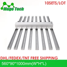10 шт./лот 480 Вт Светодиодный радиатор для выращивания света Светодиодная лента для освещения растений свет алюминиевый радиатор 1 м освещение для выращивания(только весь набор радиатора