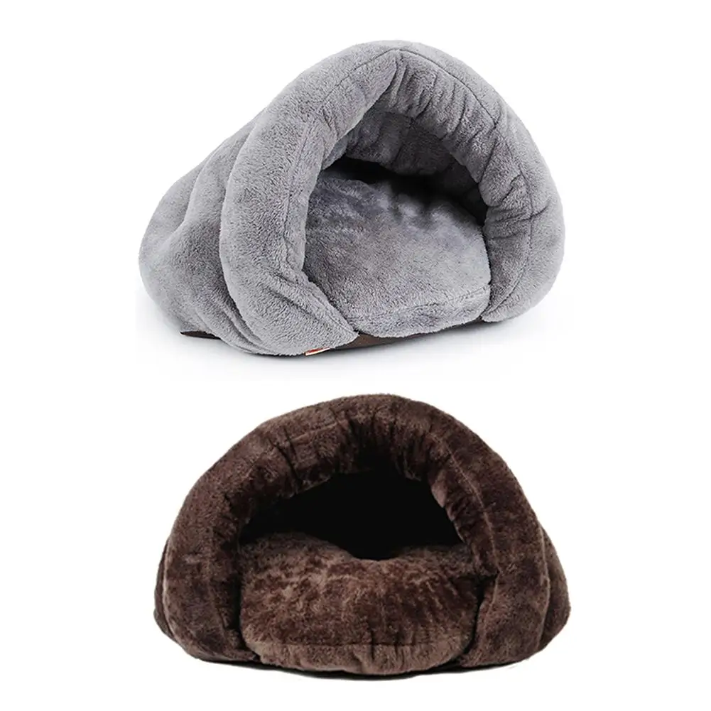 

Pet Bed For Cats Dogs Soft Nest Kennel Bed Cave House Sleeping Bag Mat Pad Tent Pets Winter Warm Cozy Beds Universal