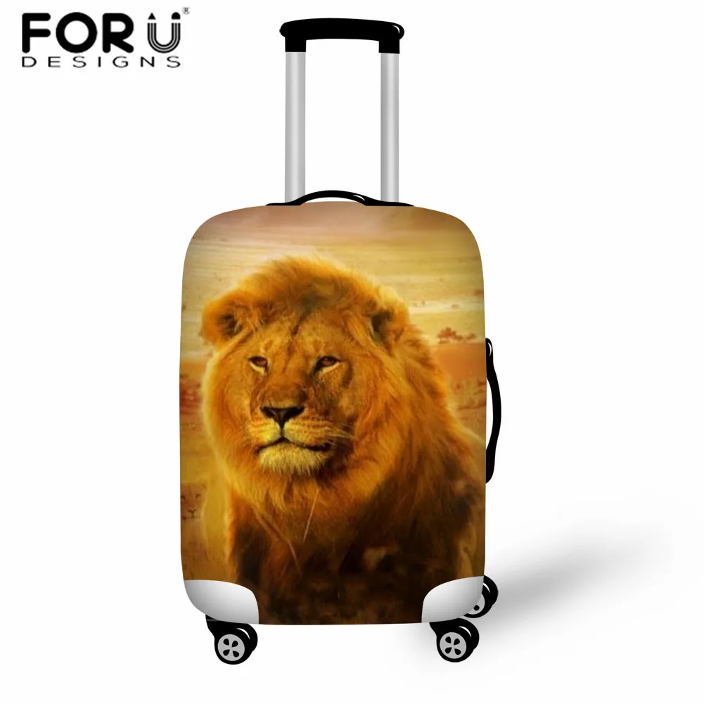 L5447 FORUDESIGNS/Король Лев эластичный чемодан защитный чехол для тележки Чехол Водонепроницаемый Чехлы Аниме Дети Мальчики туристические аксессуары - Цвет: L5447