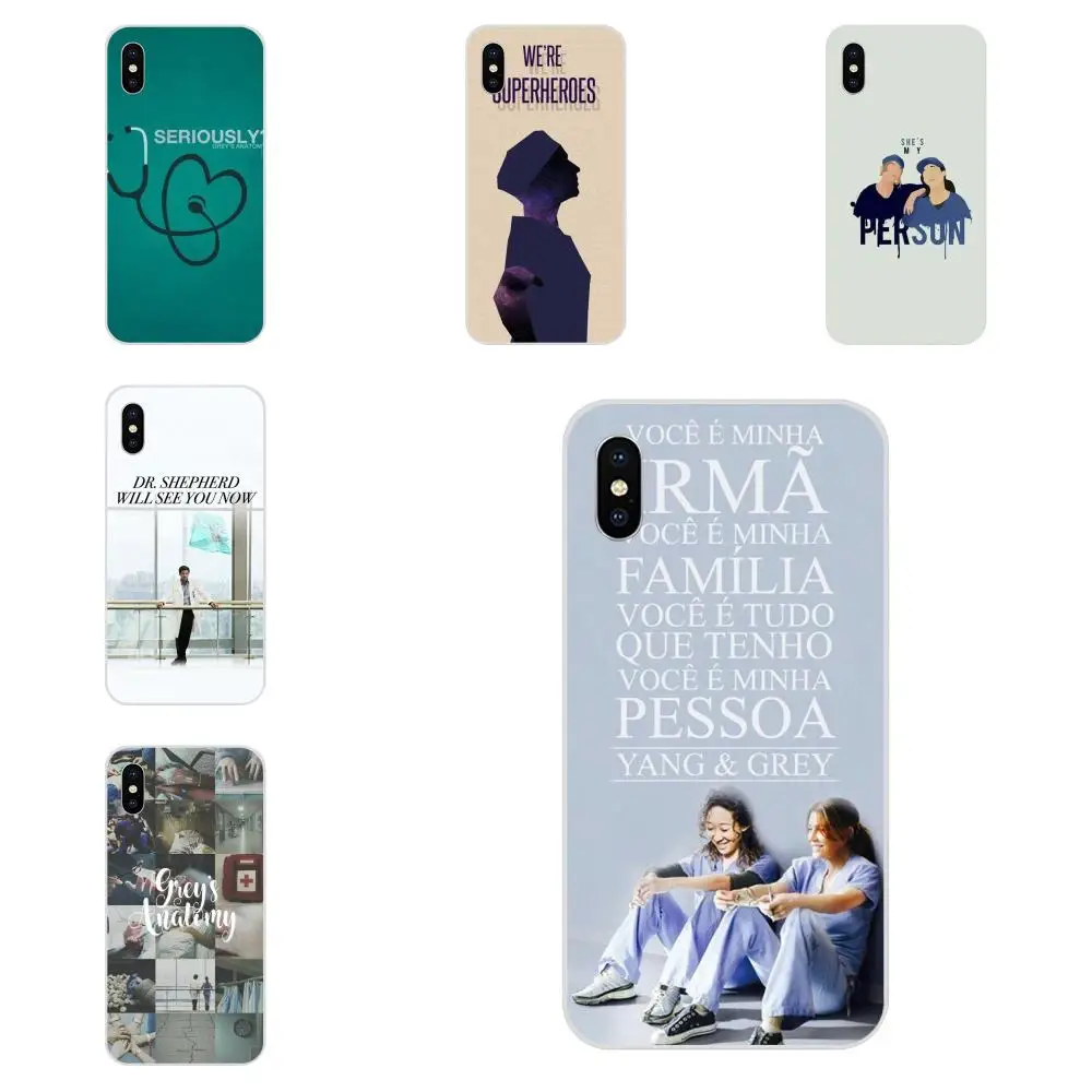

Tv Greys Anatomy Transparent TPU Phone Case Cover For Samsung Galaxy Note 5 8 9 S3 S4 S5 S6 S7 S8 S9 S10 5G mini Edge Plus Lite