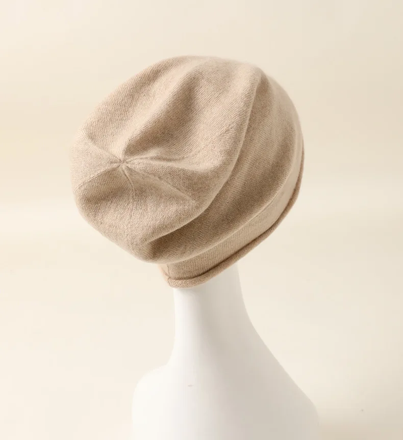 Cashmere Hat Winter Hats for Women Pashmina Womens Beanie Hats for Womens Mens Gifts Inner Monglia Cashmere