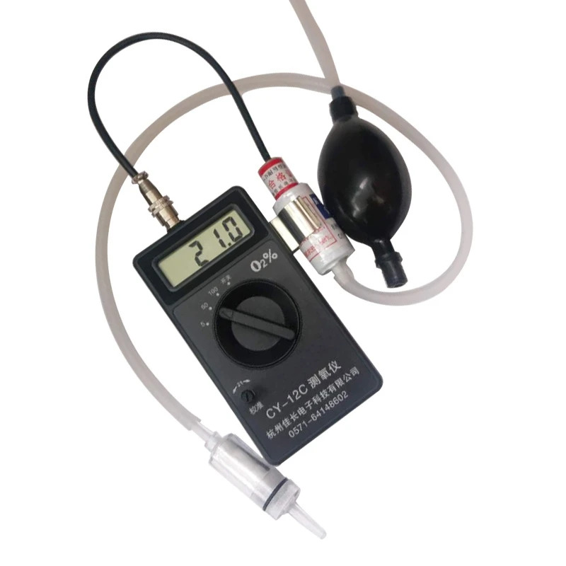 NEW CY-12C Oxygen Concentration Tester Meter Detector Oxygen Analyzer