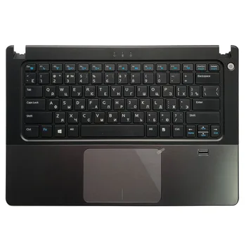 

Russian laptop Keyboard for DELL vostro V5460 5460 5470 V5480 Palmrest Upper cover Touchpad with fingerprint
