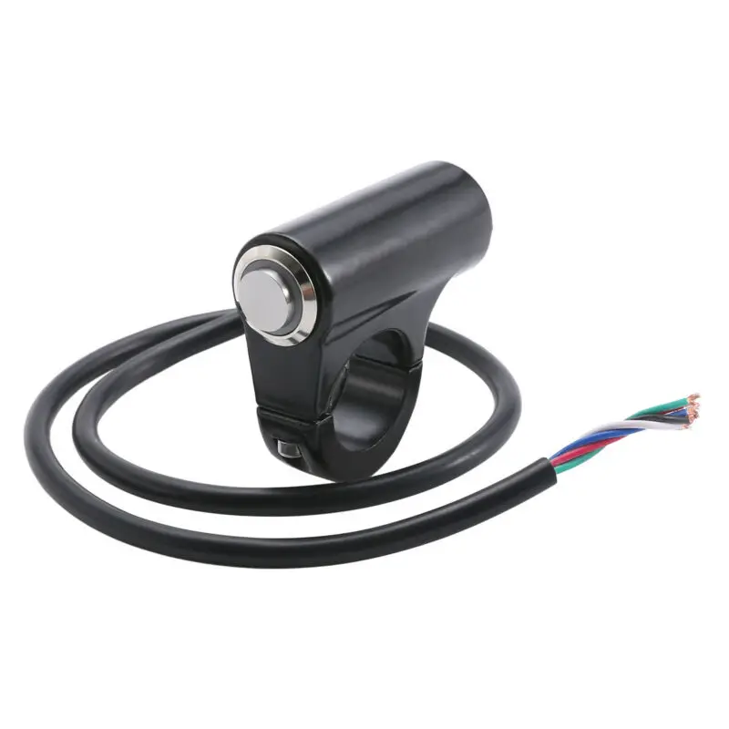 

1* 7/8\" 22mm LED Motorcycle Handlebar Headlight Switch Fog Light DC 12V 10A
