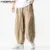 Мужские Широкие брюки 2021 Drawstring Joggers Простые Карманы High Street Повседневные Брюки Мужские Мешковатые Модные Шаровары INCERUN S-5XL