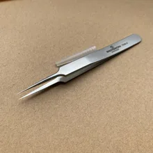 Profession montre outil de réparation Bergeon 7026-5 pince à épiler 110mm de longueur points Super fins pour ressorts à cheveux