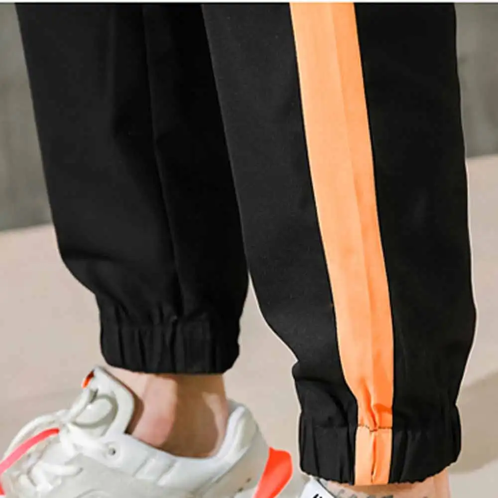 WWKK крутой человек Jogger боковые карманы Свободные Стиль мужские спортивные брюки Мода High Street Повседневные мужские брюки повседневные штаны