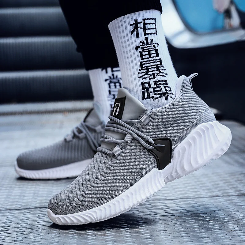 

2019 Spring And Autumn New Style Sports Footwear Korean-style Trend Versatile Lightweight Fly Woven Running Shoes