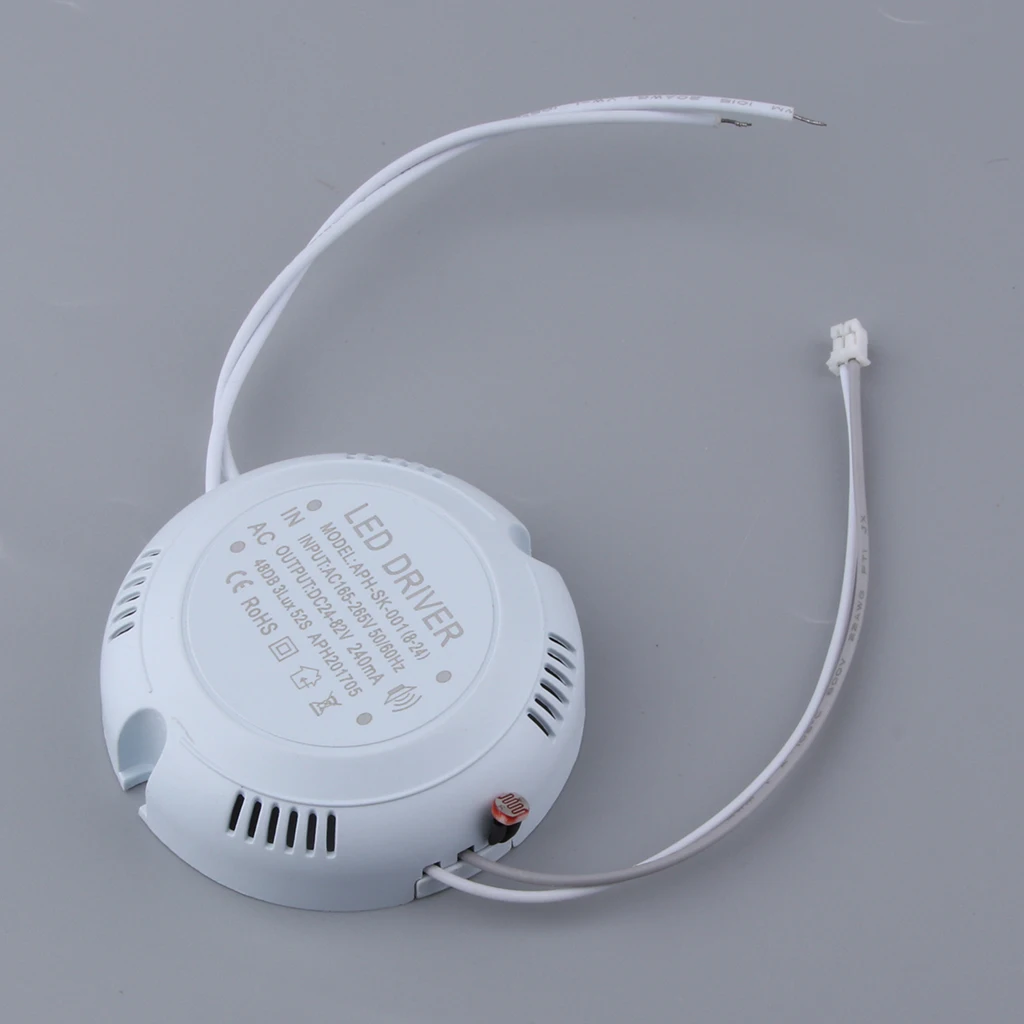 

LED Light Power Supply Driver 8-24W DC 24V-82V 240mA AC 165-265V 50/60Hz