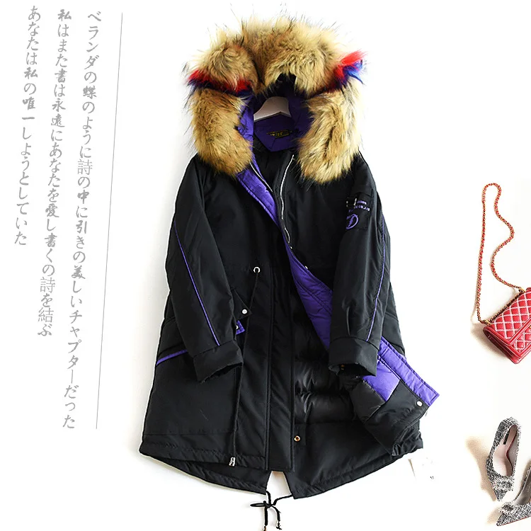 

Cotton-padded Jacket Women's 2019 New Style Winter Korean-style Mid-length down Coat Slimming Cotton-padded Clothes Fashion 2349