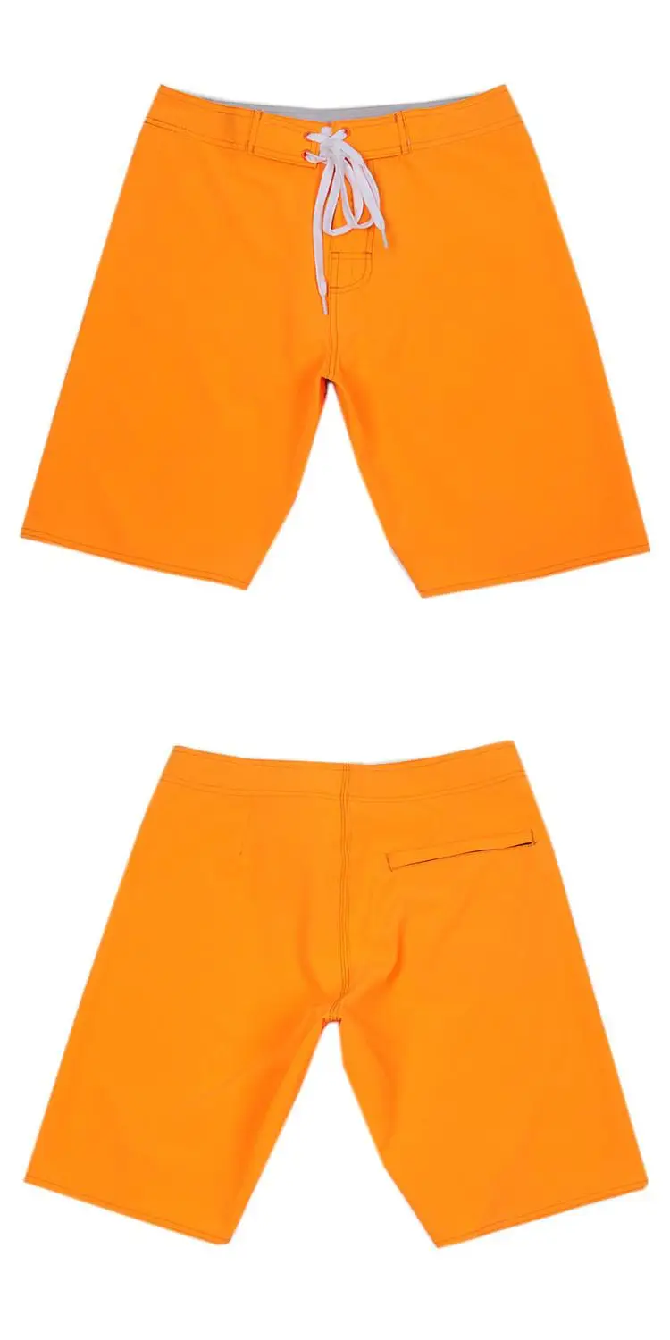 Брендовые новые мужские пляжные шорты, модные быстросохнущие пляжные шорты из спандекса и эластана, мужские повседневные шорты, бермуды, шорты 30-38 - Цвет: Цвет: желтый