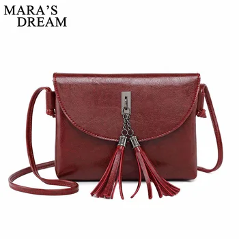

Mara's Dream 2020 New Solid Color Fashion Summer Tassel Small Bag Simple Female Shoulder Bag Casual Small Square Bag