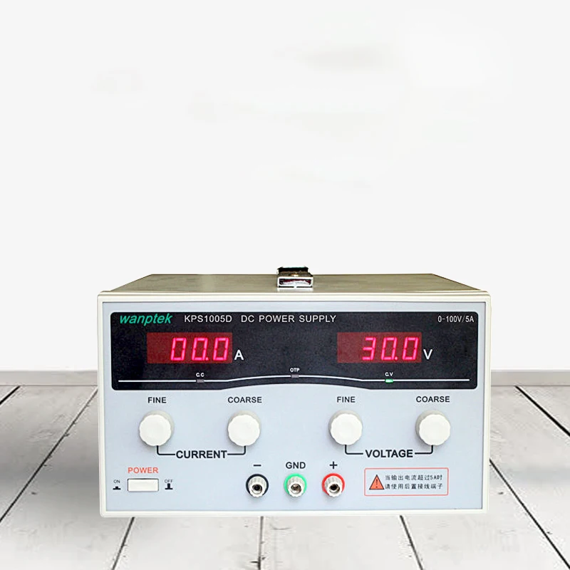 KPS1005D 100V 5A KPS1005D 10010D High precision High Power Adjustable LED Dual Display Switching DC power supply EU 100V 5A 10A Free shipping KPS - Цвет: KPS1005D 100V 5A