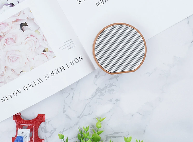 Мини Портативный Деревянный беспроводной Bluetooth 3D часы-будильник Mp3 музыка креативный динамик громкий динамик с TF картой Handfree Mic
