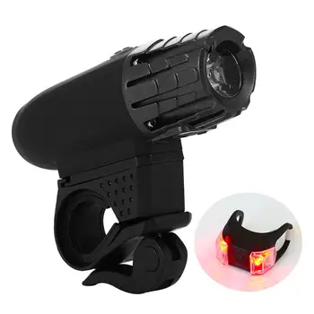 

LED Front Bike USB Rechargeable Cycling Headlight 360 Swivel Design Super Bright 200 Lumens Led Off Road Bicycle Light Cycling