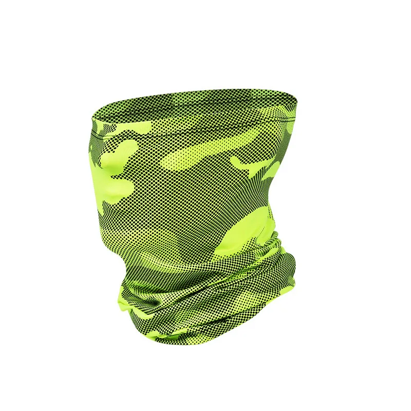 Camouflage green Sireck шарф-маска на лицо Открытый Волшебный шарф дышащий анти-УФ Рыбалка Пешие прогулки скалолазание ледяной шелк бандана многофункциональные шарфы - Цвет: Camouflage green
