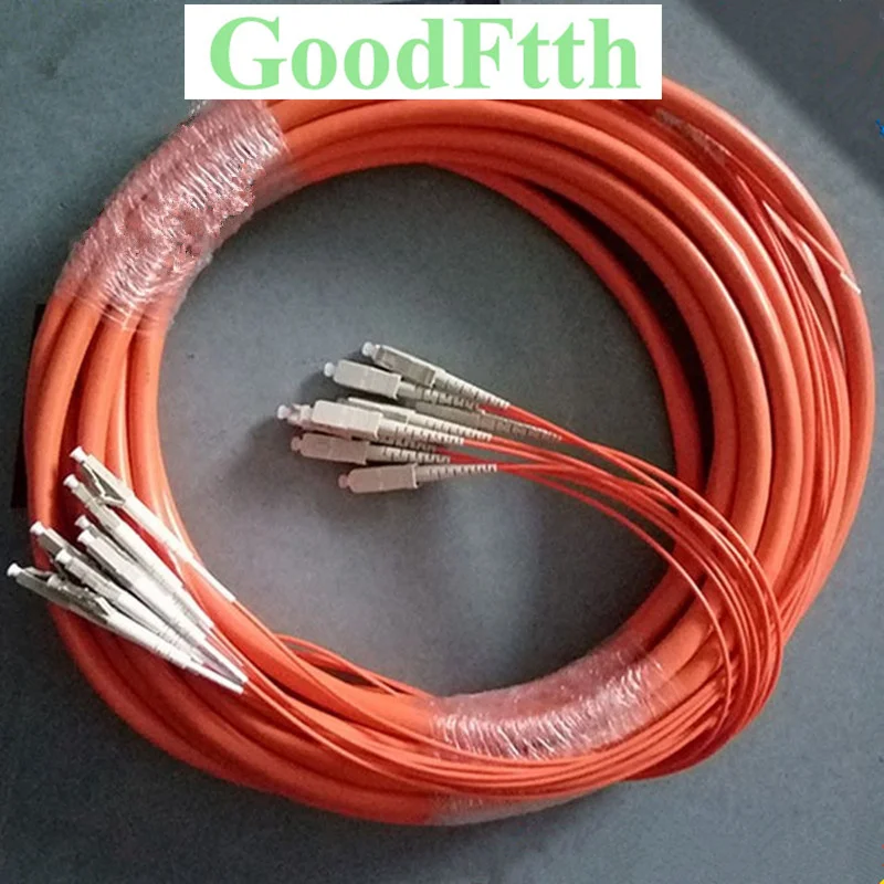 

Fiber Patch Cord SC-LC LC-SC Multimode 50/125 OM2 Trunk Breakout 8 Cores GoodFtth 30-100m
