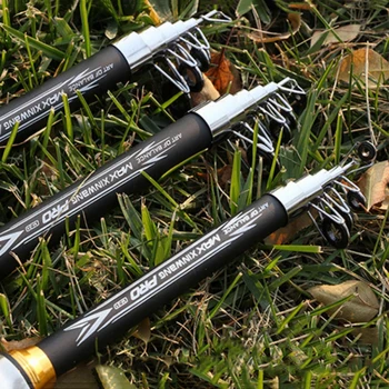 

2.1m/2.4m/2.7m/3.0m/3.6m Winter Carp Fishing Rod feeder Hard FRP Carbon Fiber Telescopic Fishing Rod fishing pole
